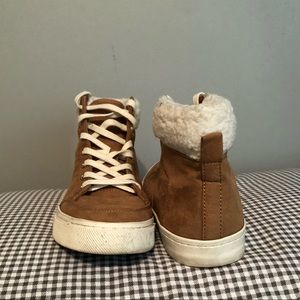 High Top Sneaker Boots - Size 5